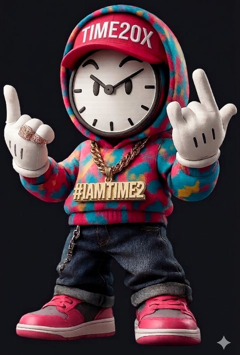 IAMTIME2 mascot character